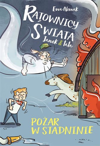 Janek i tata Pożar w stadninie Janek i tata Pożar w stadninie