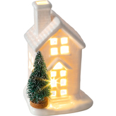 PORCELÁNOVÝ DOMEK s LED 11,4 cm RETLUX RXL 391