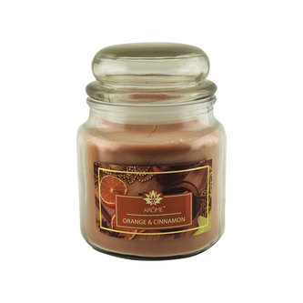 Arôme Svíčka 424 g, ve skle, Orange and Cinnamon