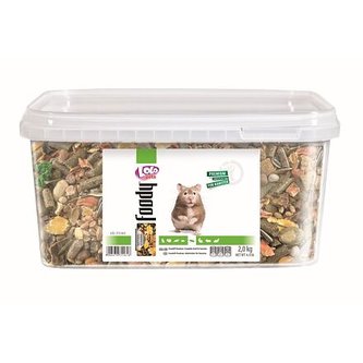 LOLO BASIC kompletní krmivo pro křečky 3 L, 2 kg kyblík