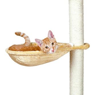 Náhradní odpočívadlo - lehátko ke škrábadlu kulaté 40 cm, max. do 4,5 kg, béžové