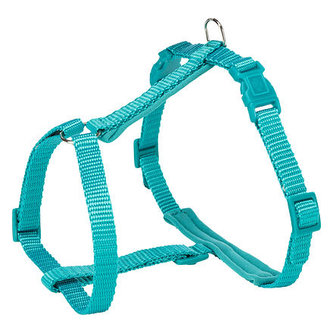 Postroj pro kočku PREMIUM, s vodítkem, 25-45cm/10mm, 1.20m, oceán - DOPRODEJ