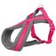Nylonový postroj PREMIUM podšitý - fuchsie - XXS-XS:hruď:26-38cm/10mm