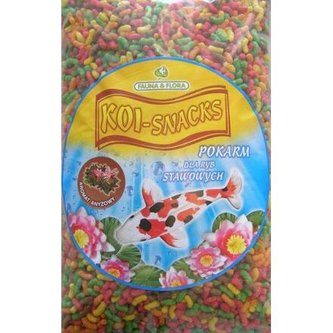 Krmivo MIX válečky pro ryby v zahradním rybníku 5l FAUNA