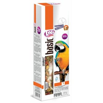 LOLO SMAKERS XXL 2 klasy pistáciové pro velké papoušky 250 g