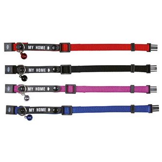 Nylonový obojek pro kočky s adresářem