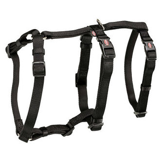 Nylonový postroj STAY (proti úniku) - S-M:hruď:40-65cm/15mm