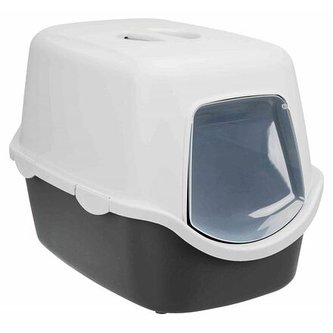 WC VICO kryté s dvířky, bez filtru 56 x 40x 40cm, světlešedá/tmavošedá
