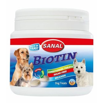 SANAL Biotin-kalciové tablety s biotinem v dóze 350 g - DOPRODEJ