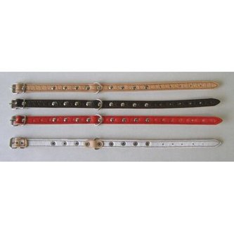 Obojek podložený, zdobený 20/1.2cm - DOPRODEJ