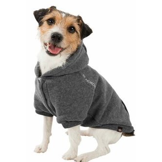 BE NORDIC Hoodie, mikina s kapucí, šedá - M:45cm, hruď:60cm, krk:40cm