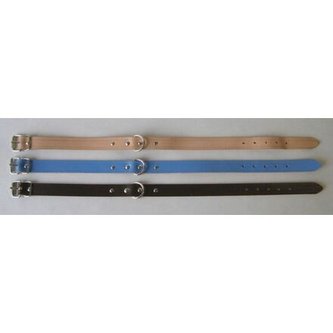 Obojek kožený hladký 55/2.5cm - DOPRODEJ