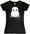 Dámské tričko Harry Potter: Hedwig (M) černá bavlna