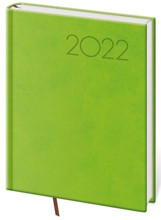 Diář 2022 denní B6 Print - světle zelená