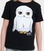 Dětské tričko Harry Potter: Hedwig (výška 140-152 cm) černá bavlna