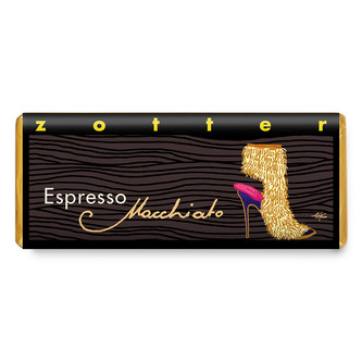Zotter Bio hořká čokoláda Espresso Macchiato, 70 g