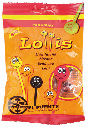 El Puente Bio ovocná lízátka, 8 ks