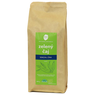 Fairobchod Bio zelený čaj Sencha z Číny, větší balení Hmotnost: 400 g Fairobchod Bio zelený čaj Sencha z Číny, větší balení Hmotnost: 400 g