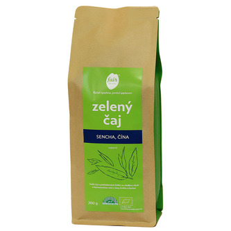 Fairobchod Bio zelený čaj Sencha z Číny, větší balení Hmotnost: 200 g Fairobchod Bio zelený čaj Sencha z Číny, větší balení Hmotnost: 200 g