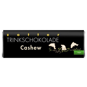 Zotter Bio horká vegan čokoláda s kešu a datlovým cukrem, 22 g