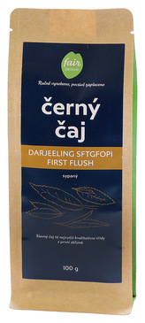 Fairobchod Černý čaj Darjeeling SFTGFOP1 z první sklizně, větší balení Hmotnost: 400 g