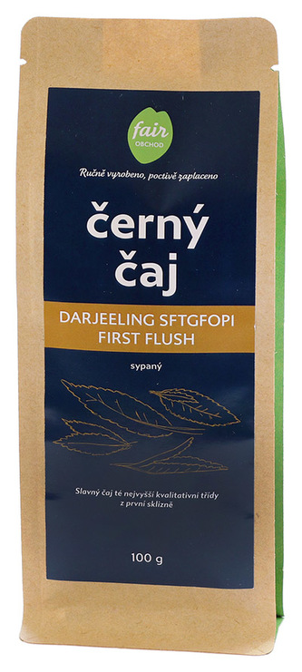 Fairobchod Černý čaj Darjeeling SFTGFOP1 z první sklizně, větší balení Hmotnost: 400 g Fairobchod Černý čaj Darjeeling SFTGFOP1 z první sklizně, větší balení Hmotnost: 400 g
