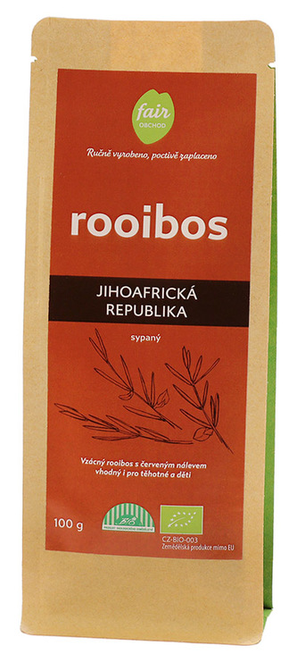 Fairobchod Bio rooibos, větší balení Hmotnost: 250 g Fairobchod Bio rooibos, větší balení Hmotnost: 250 g