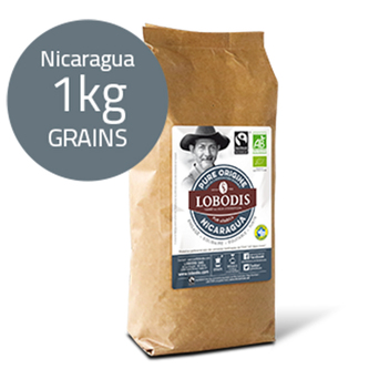 Lobodis Bio zrnková káva z Nikaraguy, 1000 g