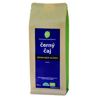 Fairobchod Bio černý čaj Assam TGFBOP Satrupa, větší balení Hmotnost: 200 g