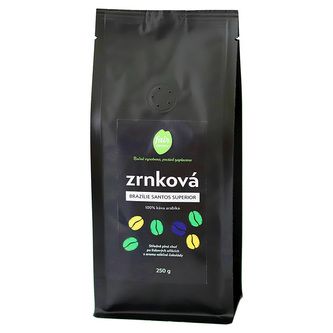Fairobchod Zrnková káva Brazílie Santos Superior, 250 g