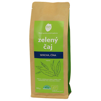 Fairobchod Bio zelený čaj Sencha z Číny sypaný, 100 g