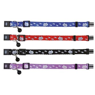 Nylonový obojek pro kočku, reflexní motiv TRIXIE