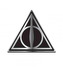 Odznak Harry Potter: Deathly Hallows (3,2 x 3,2 cm)