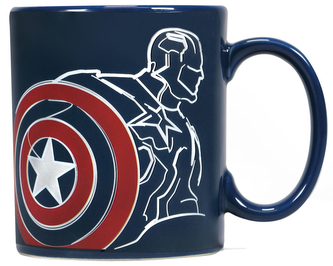 Proměňovací hrnek Marvel: Captain America Shield (Objem 400 ml) Proměňovací hrnek Marvel: Captain America Shield (Objem 400 ml)