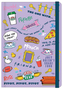 Poznámkový A5 blok Friends|Přátelé: Icons (14,8 x 21 cm)