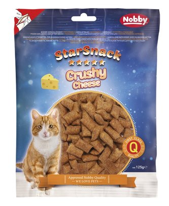 Nobby StarSnack Cat Crushy Cheese křupavé polštářky se sýrem 125g Nobby StarSnack Cat Crushy Cheese křupavé polštářky se sýrem 125g