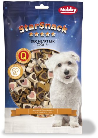 Nobby StarSnack Duo Heart Mix pamlsky pro psa 200g Nobby StarSnack Duo Heart Mix pamlsky pro psa 200g