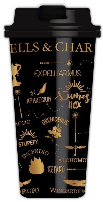 Cestovní hrnek Harry Potter: Kouzla & zaklínadla (objem 450 ml)