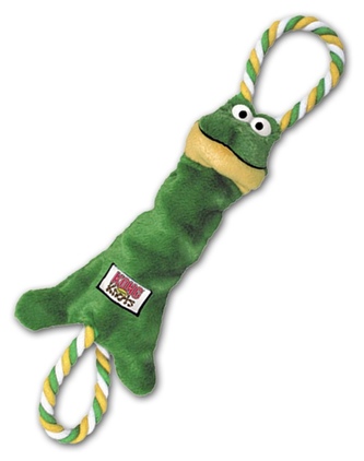 Kong Tugger Knots Frog přetahovadlo žába S/M 38cm Kong Tugger Knots Frog přetahovadlo žába S/M 38cm