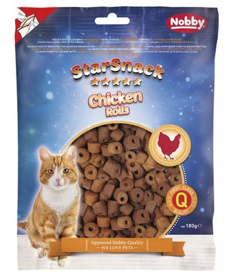 Nobby StarSnack Cat Chicken Rolls pamlsky 180g Nobby StarSnack Cat Chicken Rolls pamlsky 180g