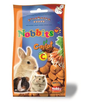 Nobby StarSnack Nobbits pamlsky pro hlodavce mrkev 75g