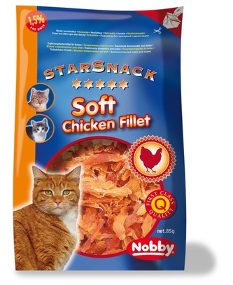 Nobby StarSnack pamlsky pro kočku sušené kuřecí kousky 85g Nobby StarSnack pamlsky pro kočku sušené kuřecí kousky 85g