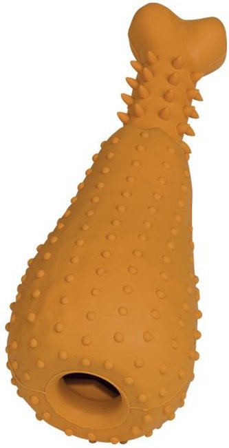 Nobby hračka pro psy kuřecí stehýnko silná guma 15,5 cm Nobby hračka pro psy kuřecí stehýnko silná guma 15,5 cm