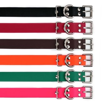Obojek pro psa E-collar 2,5 x 75 cm - biothan-černá