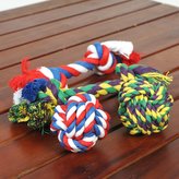 Reedog bavlněný uzel, 26 cm-Červeno-modrá