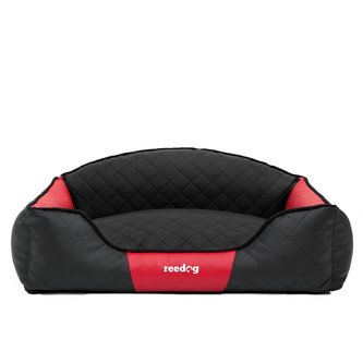 Pelíšek pro psa Reedog Black & Red Sofa-XL