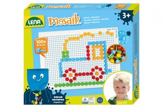 Mozaika klobouček 1cm hladký 100ks v krabici 24x21x3,5cm Mozaika klobouček 1cm hladký 100ks v krabici 24x21x3,5cm