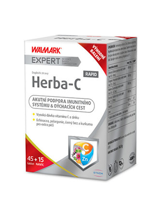 Walmark Herba-C RAPID 45+15 tablet NAVÍC Walmark Herba-C RAPID 45+15 tablet NAVÍC
