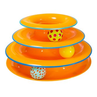 Koulodráha pro kočky třípatrová Tower