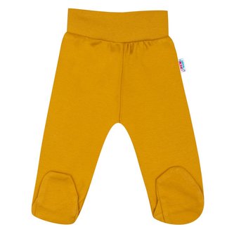 Kojenecké polodupačky New Baby Classic II hořčicové - velikost 86 (12-18m)